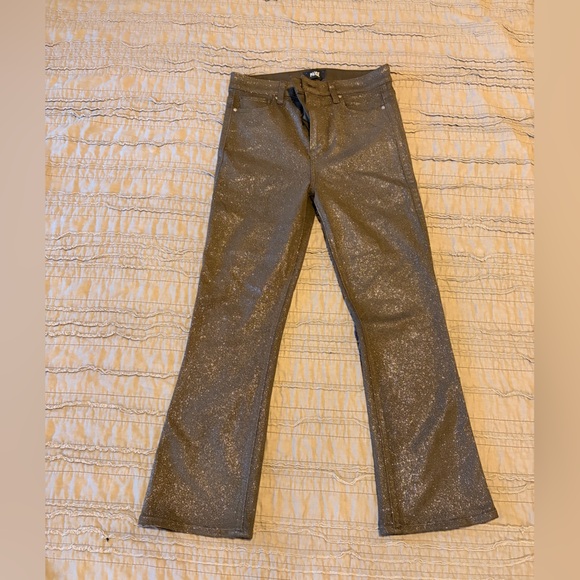 PAIGE Denim - PAIGE Metallic Silver Denim